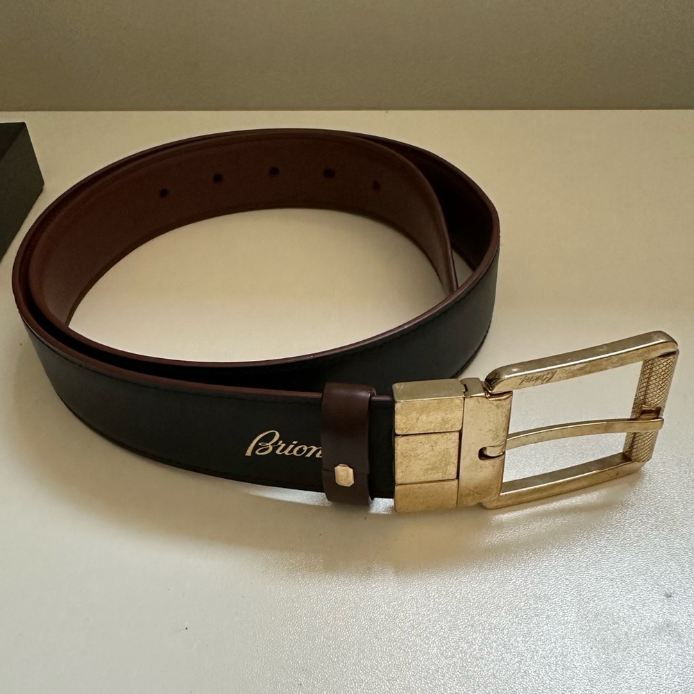 Men’s Brioni Reversible belt
